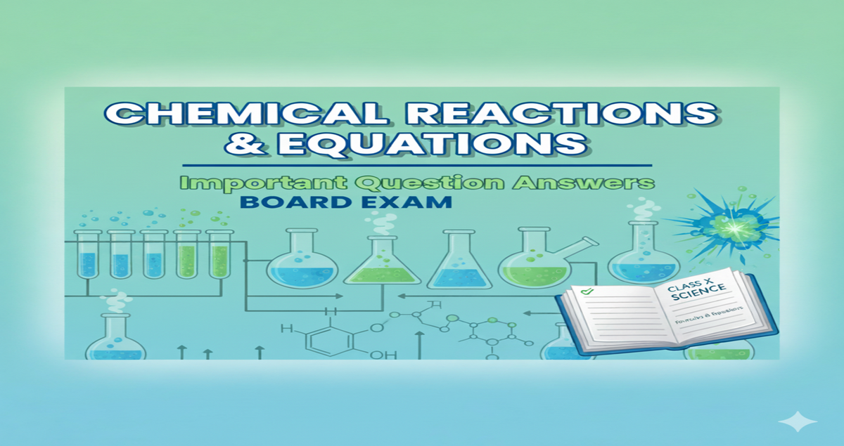 CLASS 10 Science (Chemistry) Ch-1 Chemical Reaction and Equation | Important Questions Questions